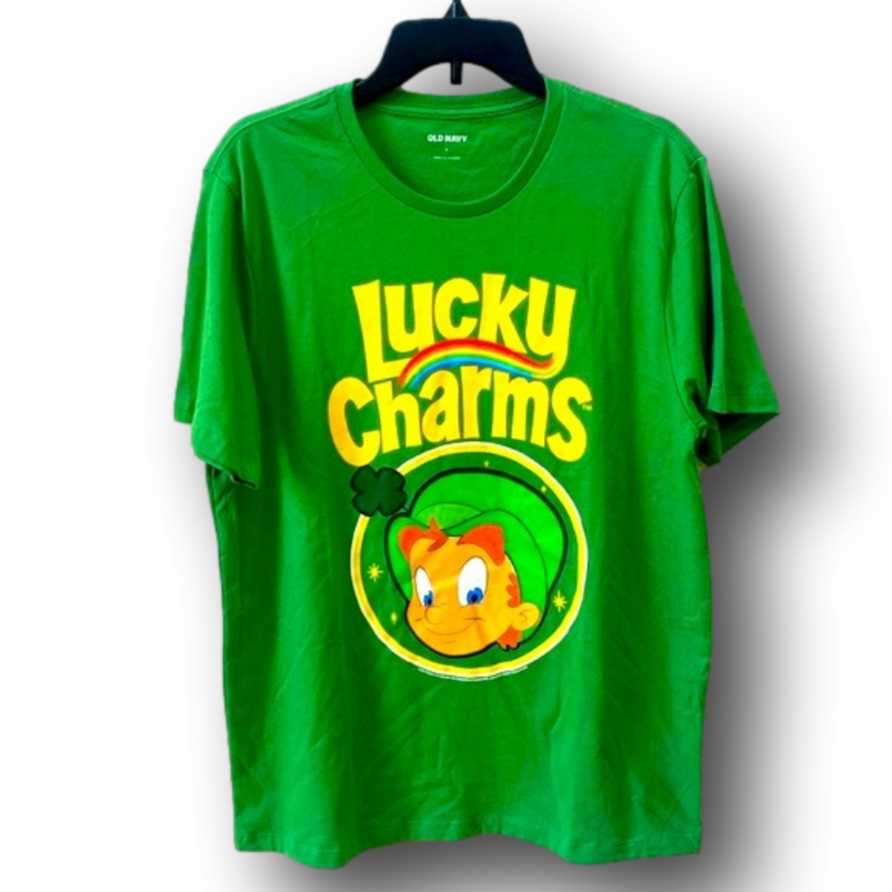 Lucky Charms Cereal Graphic T-Shirt - Size Large - NWT